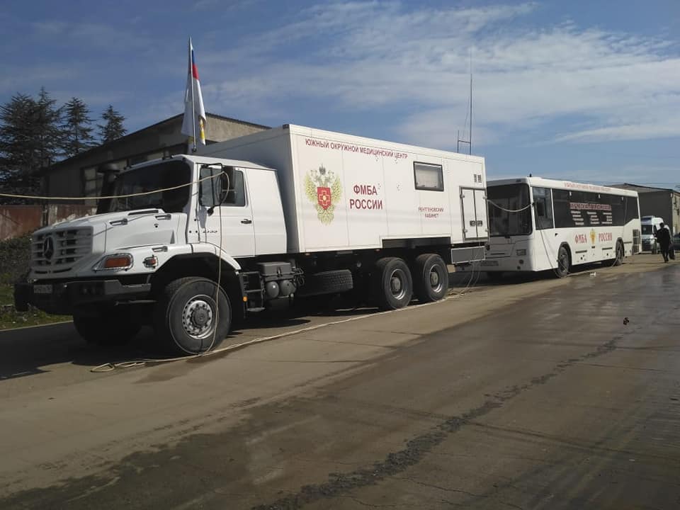 С 3 апреля 2019 года группа специалистов ЮОМЦ в составе сводного отряда Федерального медико-биологического агентства проводит диспансеризацию населения в труднодоступных районах Республики Абхазия.